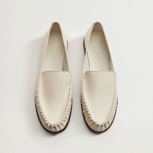 Mango Women's White Loafers